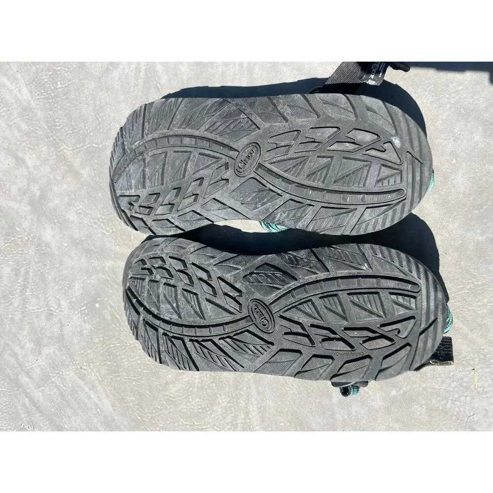 Men’s z1 classic Chaco sandals river water travel size 13 hiking blue & green